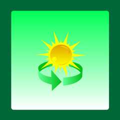 ecological sun illustration