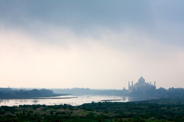 Taj Mahal (ताजमहल) at the Yamuna River