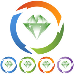 Obraz premium Emerald