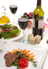 Lamb Chops and Wine