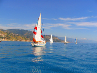 Fototapeta premium Barca a Vela