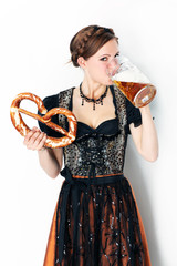 Oktoberfest Bier trinken