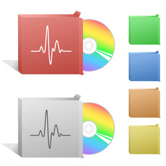 Cardiogram. Box with compact disc.