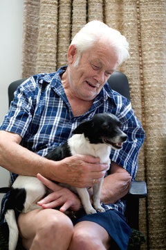 Dog and master