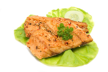 Geräuchertes Makrelenfilet