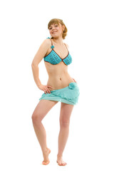 Naklejka premium beautiful girl