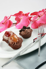 Fruit tarts, elegance presentation