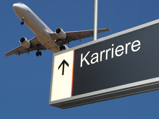 Obraz premium Karriere im Aufstieg