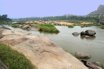 Rocks and River