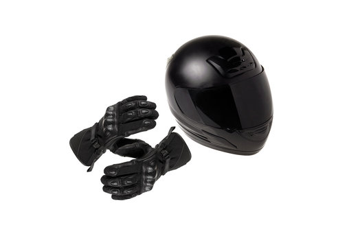 Helmet and gloves
