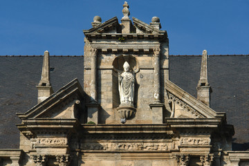 Fototapeta na wymiar Bretagne, détail église d'Auray