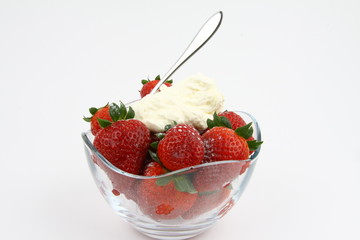 erdbeeren mit sahne