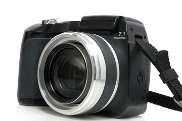 digital camera isolated on a white background