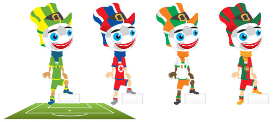 Socce World cup mascot