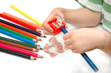 Sharpen the pencils