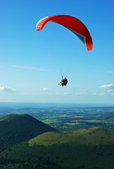 baptème de parapente en Auvergne