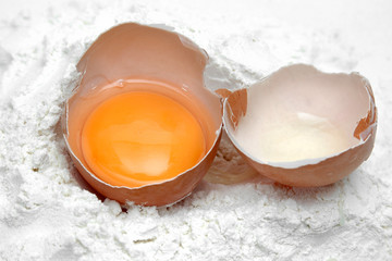 Huevos y harina