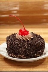 pastry with cherry