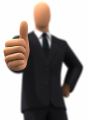 businessman, top, zoom 2
