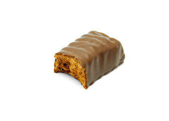 bitten chocolate candy