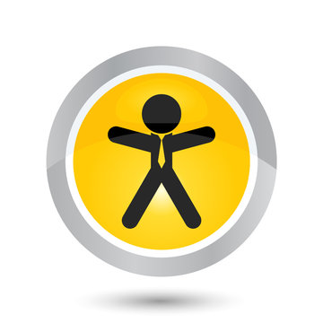 manager symbol personal icon kunde