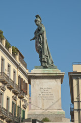Obraz premium statua di carlo felice cagliari