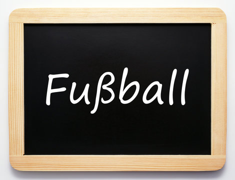 Fußball Schild