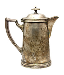 Vintage silver coffeepot