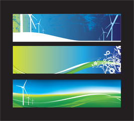 eco environment website banner set
