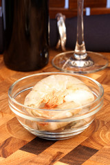 fresh prawns and ingredients