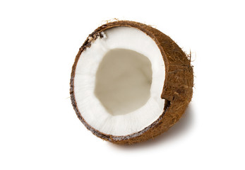 Coconut isolated on the white background