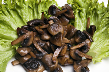 Grilled mushrooms