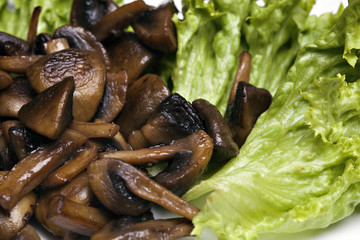 Grilled mushrooms