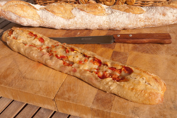 pain tomate et chèvre