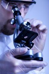 Scientist in laboratory