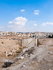 Decumanus in Jerash, Jordan