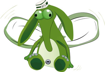 Sad elephant from a mum's fairy tale