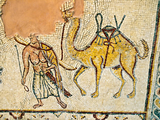Mosaic on mount Nebo