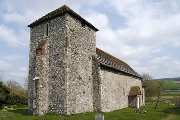 Fototapeta na wymiar Saint Botolphs church. Steyning. West Sussex. England