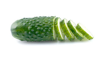 Sliced cucumber