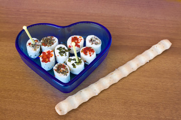 Heart-Plate With Cheese