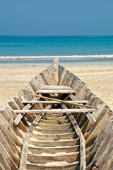 old wooden fishing boat