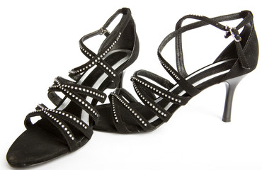 New elegant shoes on high heel