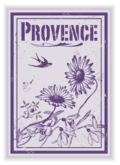 Etiquette Provence vintage