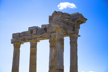 Obraz premium Apollon Tempel, Side, Türkei
