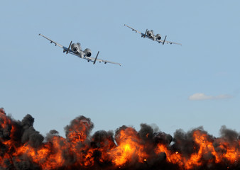 Jetfighter attack