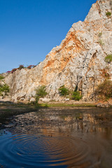 Mountain in middle of Thailand