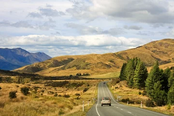 Poster New Zealand Road near Te Anau © nstanev