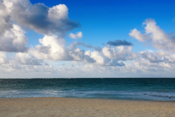 Fototapeta na wymiar Plaża w Punta Cana, Dominikana