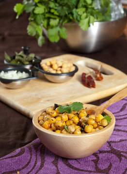 Chickpea appetizer
